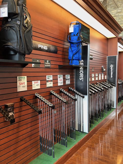 Golf Clubs at Sports Shop - Ping - TaylorMade