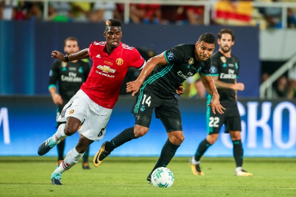 REAL MADRID V MANCHESTER UNITED: UEFA SUPER CUP 