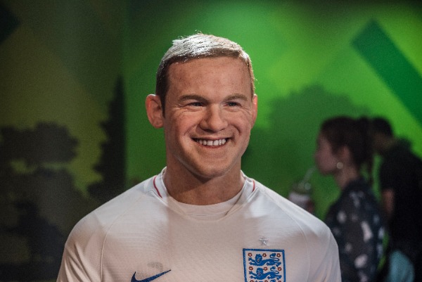 Wayne Rooney Wax Figure at Madame Tussauds Bangkok