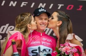 Cervinia, Italy 26 May 2018: Chris Froome