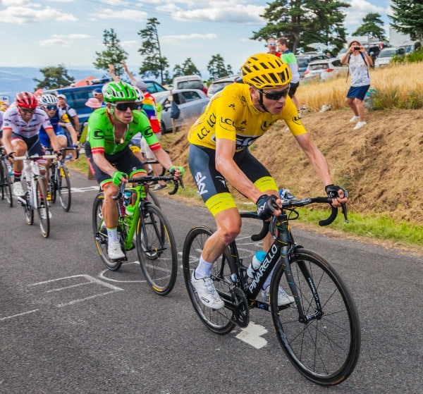 Froome in Yellow Jersey - Tour de France 2017 